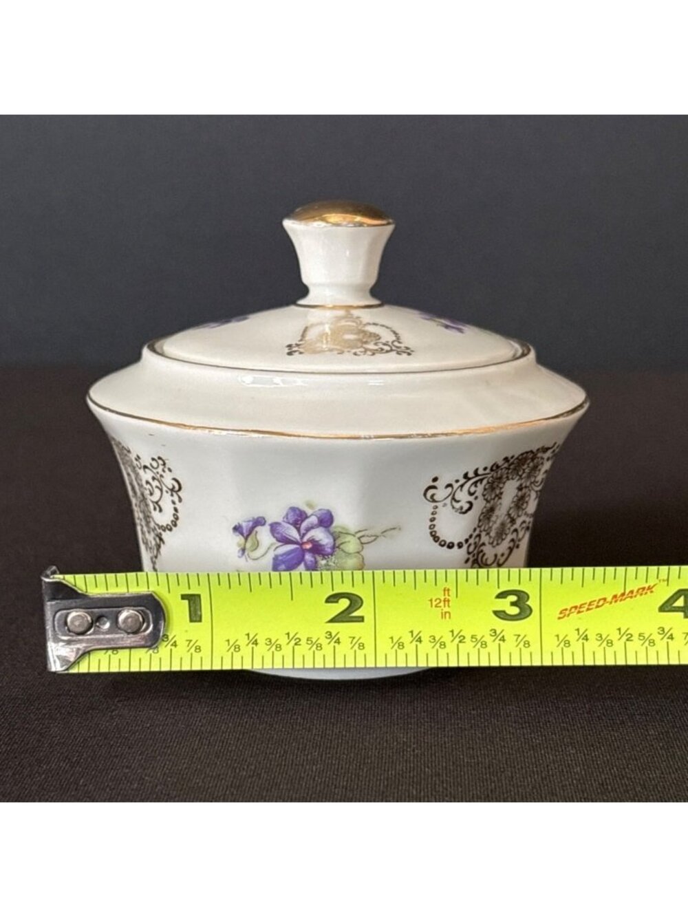 Winterling Bavaria Germany Porcelain Sugar Bowl Creamer Tea Bowl Floral Vintage - Picture 12 of 12